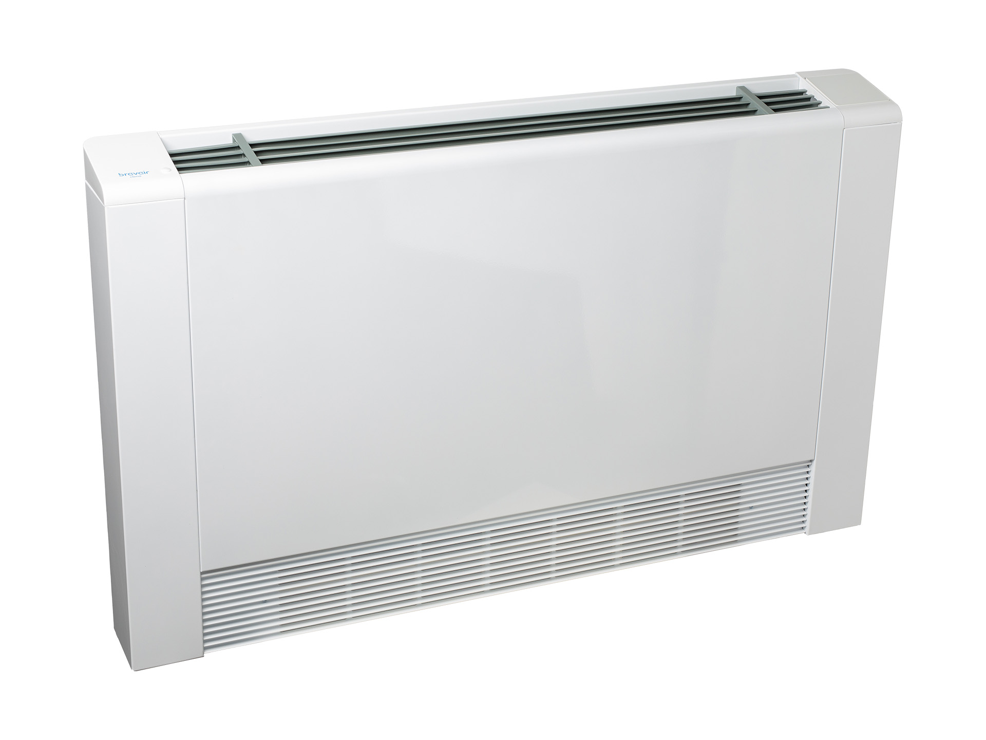 Bravair Home FCS - Slim 130mm Fan Coil with silent BLDC fan, water sensor, smart touch control and WiFi capability. For...